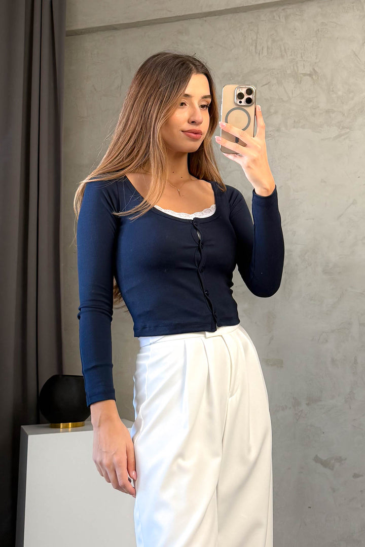 MPL Women's Lace Tank Top Cardigan 2 Piece Body 22020 - Lompoc