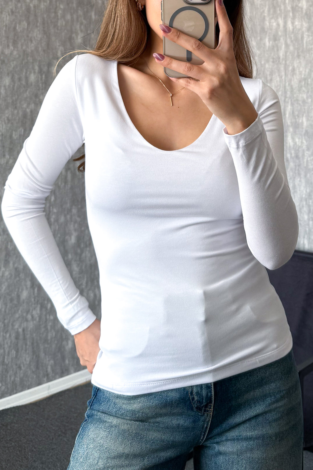 MPL Woman V Neck Long Sleeve Blouse 22132 - Tampa