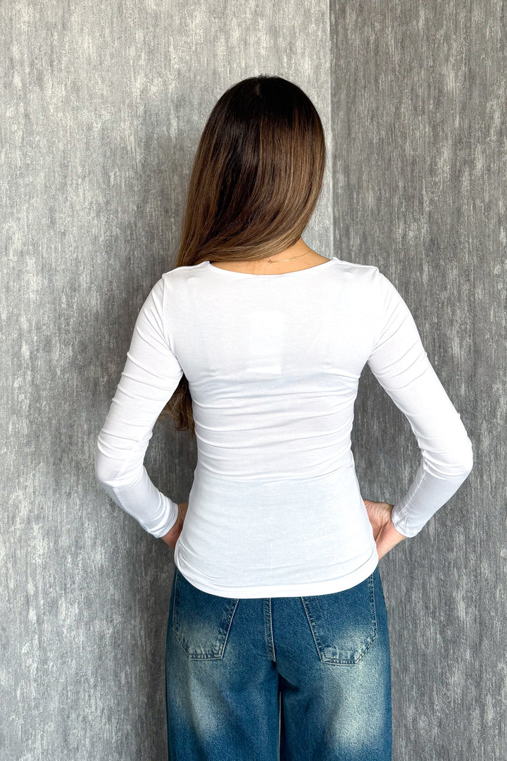 MPL Woman V Neck Long Sleeve Blouse 22132 - Tampa