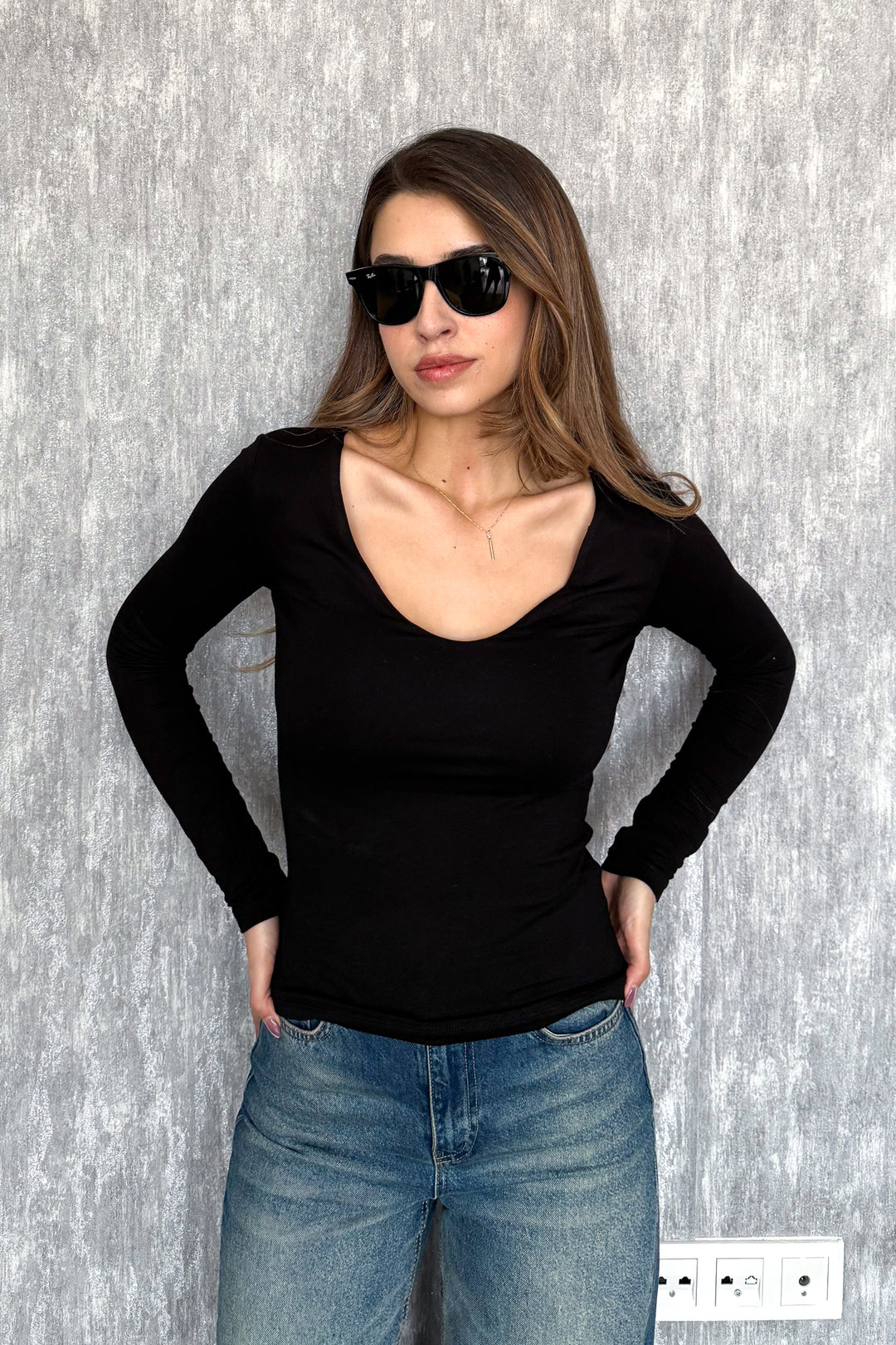 MPL Woman V Neck Long Sleeve Blouse 22132 - Gloucester
