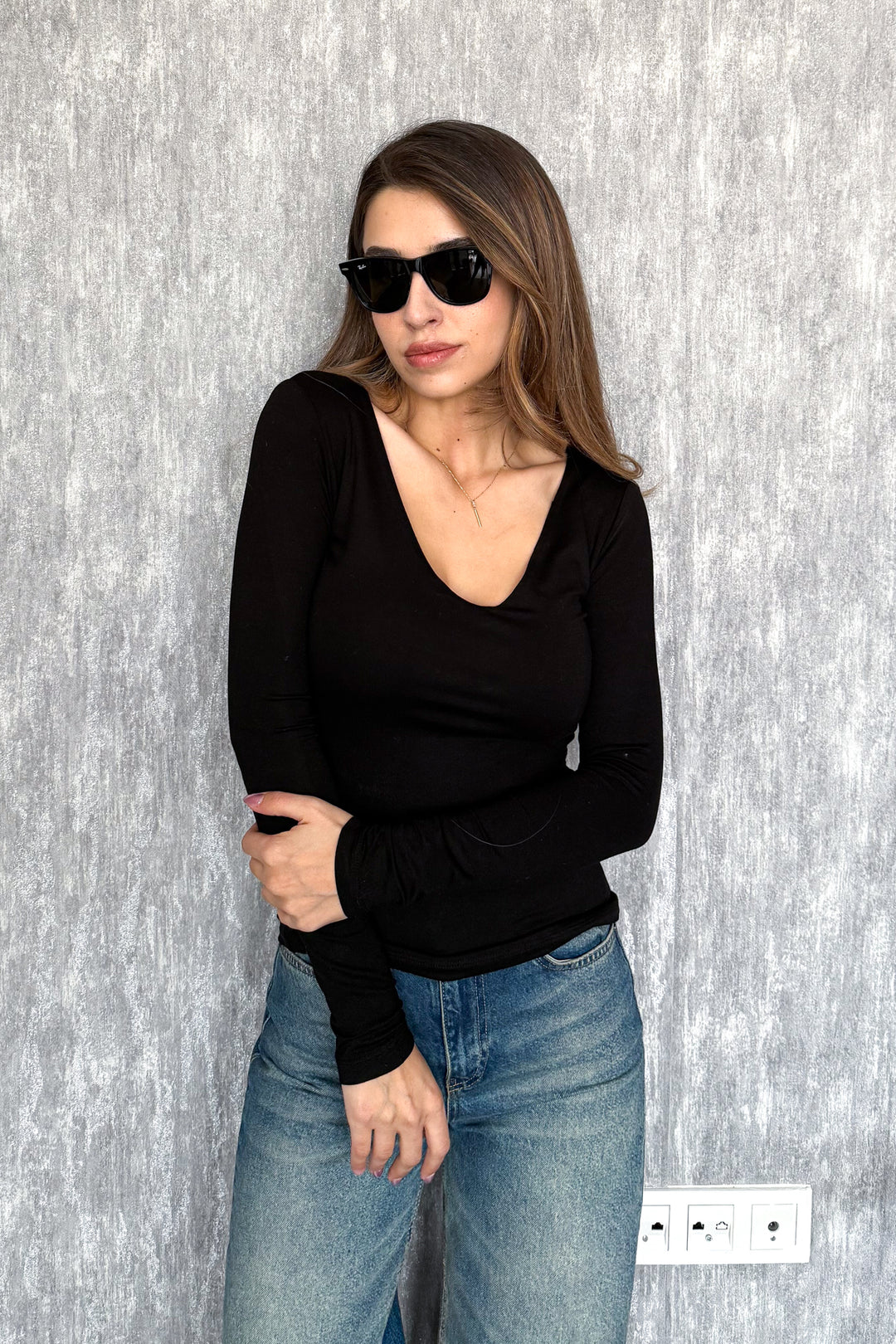 MPL Woman V Neck Long Sleeve Blouse 22132 - Gloucester