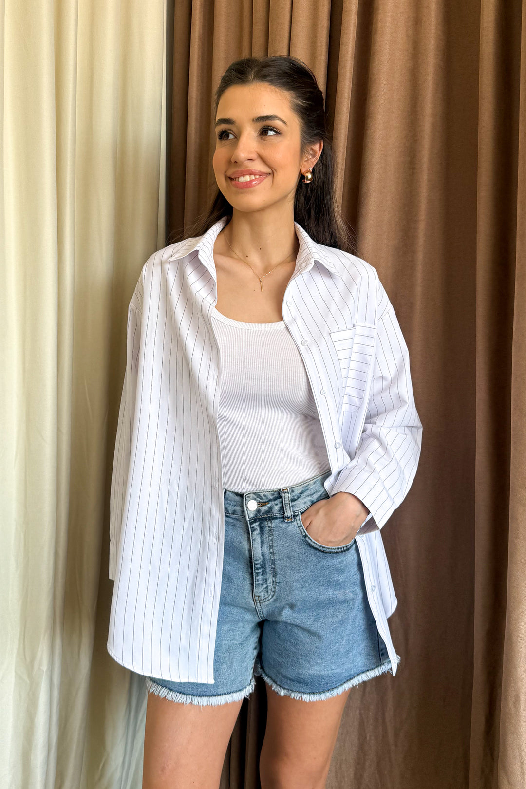 MPL Woman Striped Long Shirt 20217 - Bellinzona