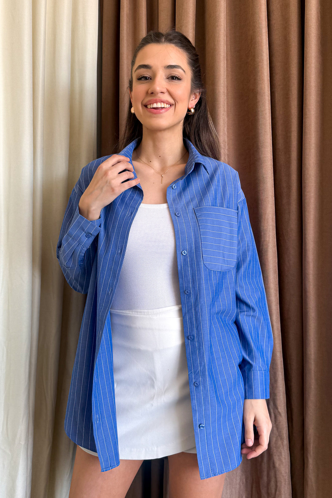 MPL Woman Striped Long Shirt 20217 - Hobbs