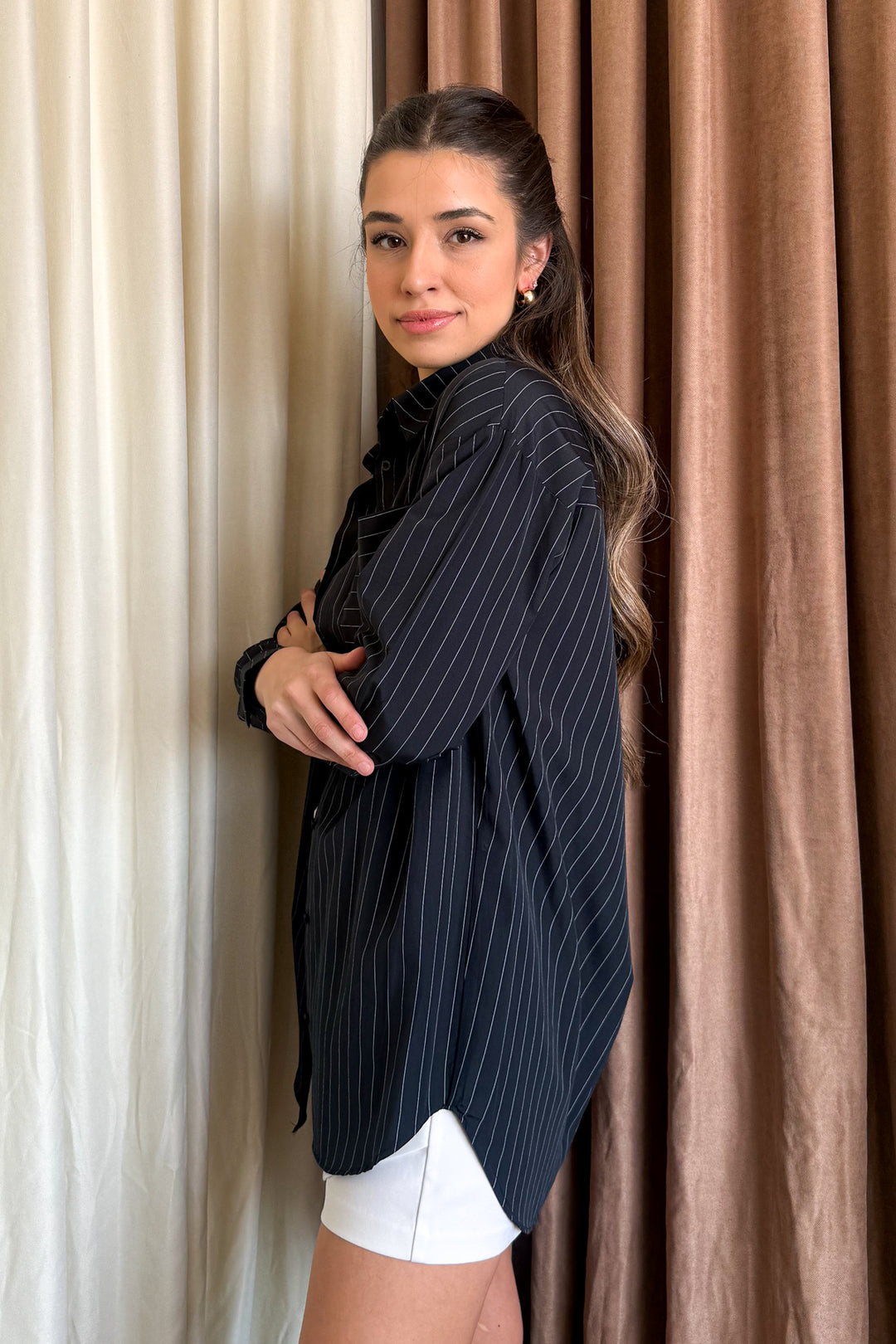 MPL Woman Striped Long Shirt 20217 - Vawkavysk