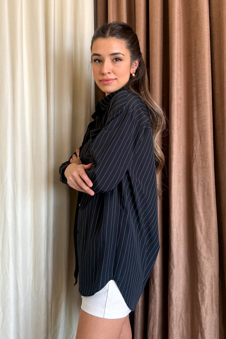MPL Woman Striped Long Shirt 20217 - Vawkavysk