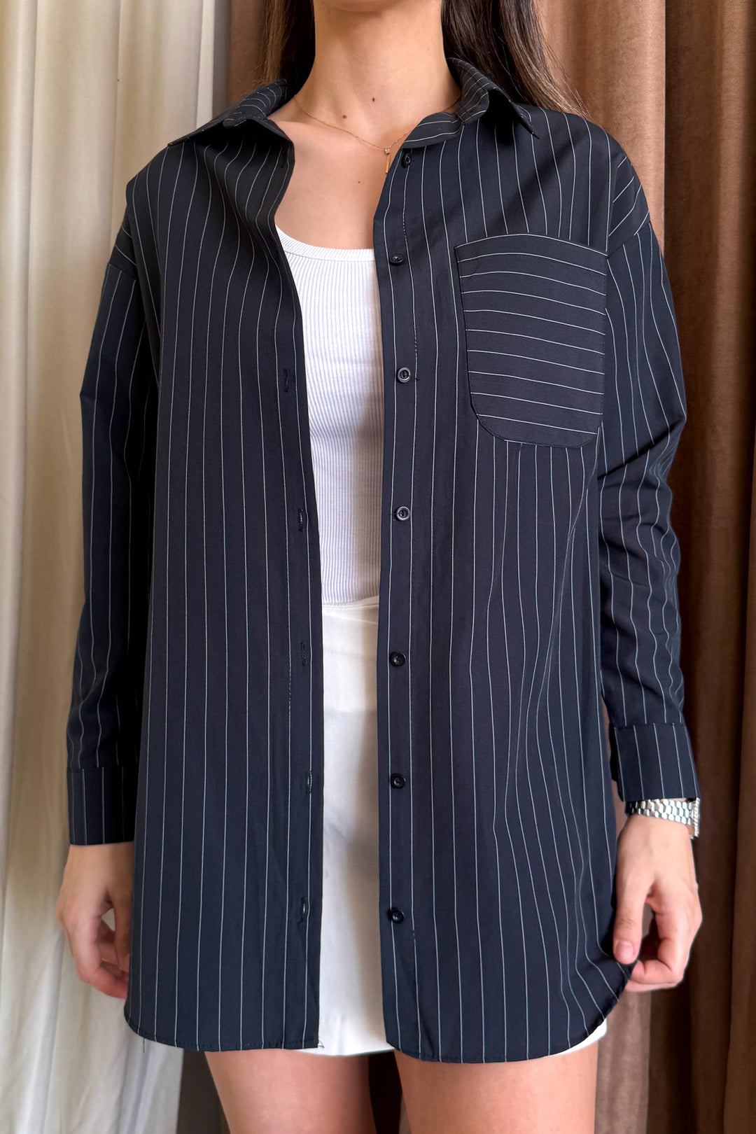 MPL Woman Striped Long Shirt 20217 - Vawkavysk