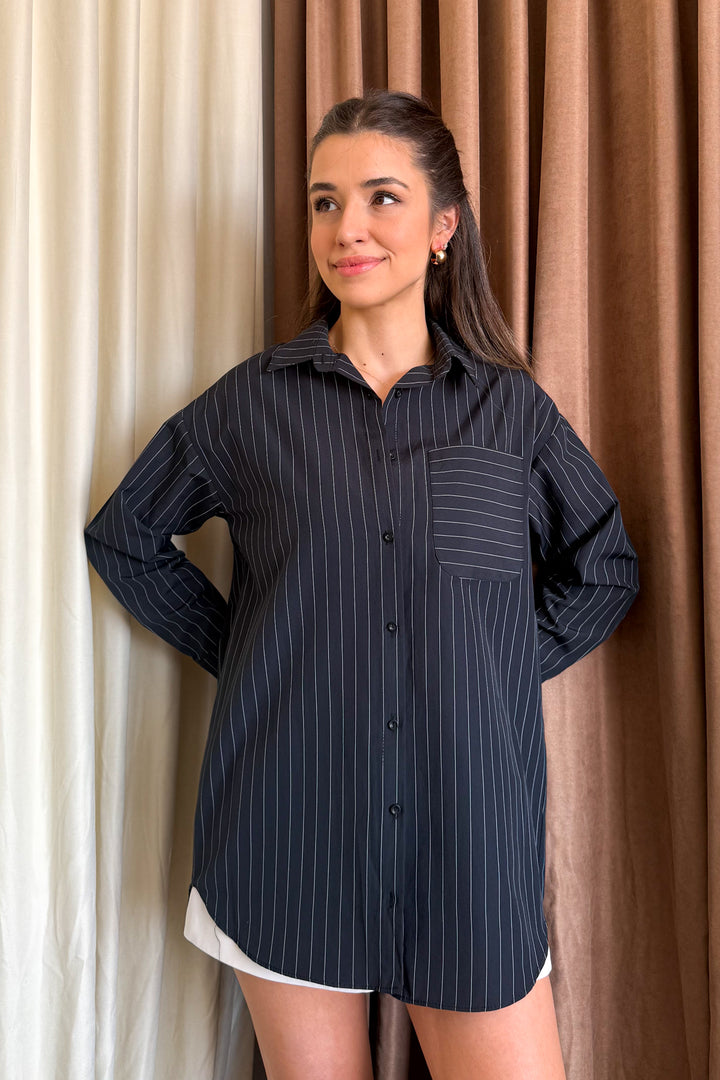 MPL Woman Striped Long Shirt 20217 - Vawkavysk