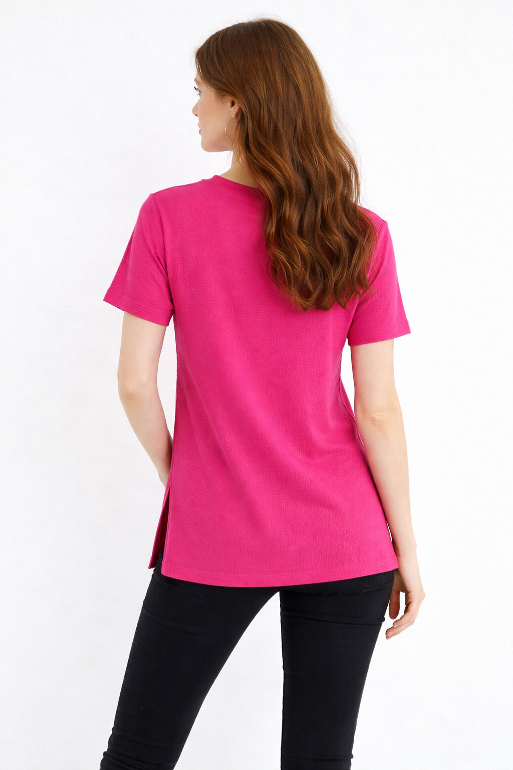 MPL Kadın Yırtmaçlı Uzun T-shirt 954 - Albany