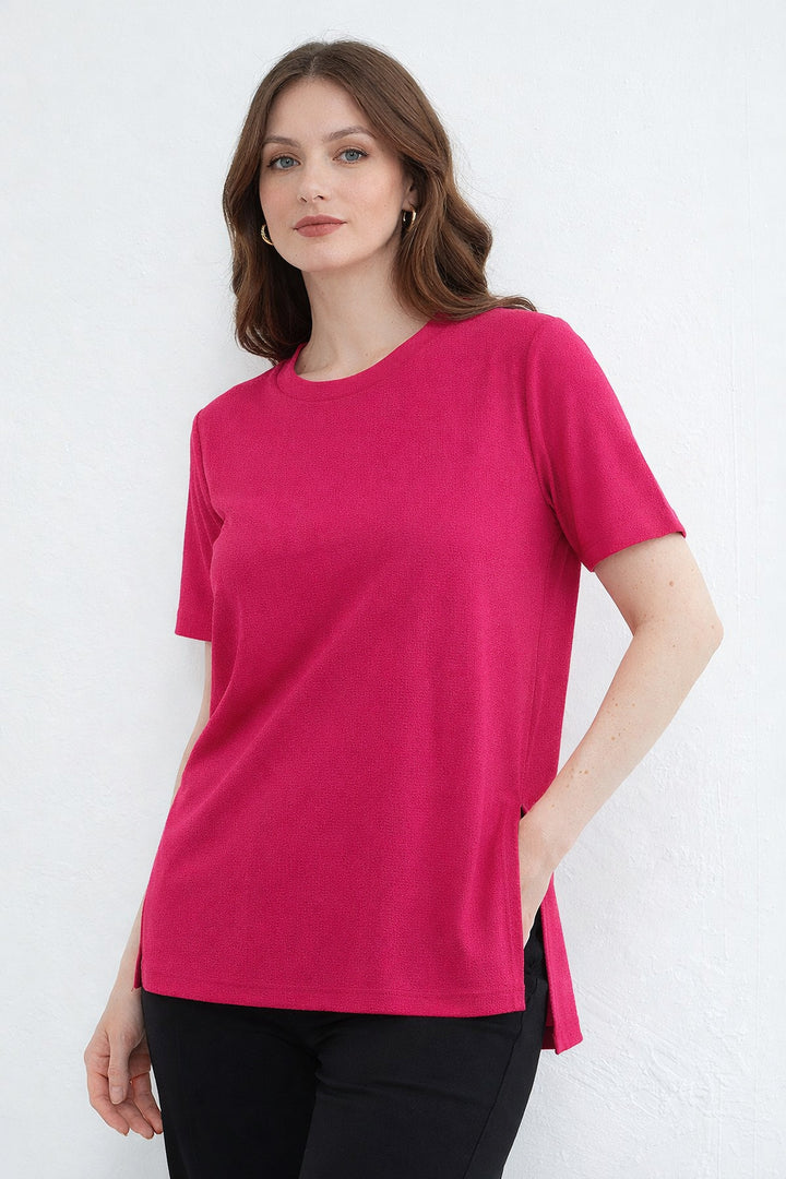 MPL Kadın Yırtmaçlı Uzun T-shirt 954 - Albany