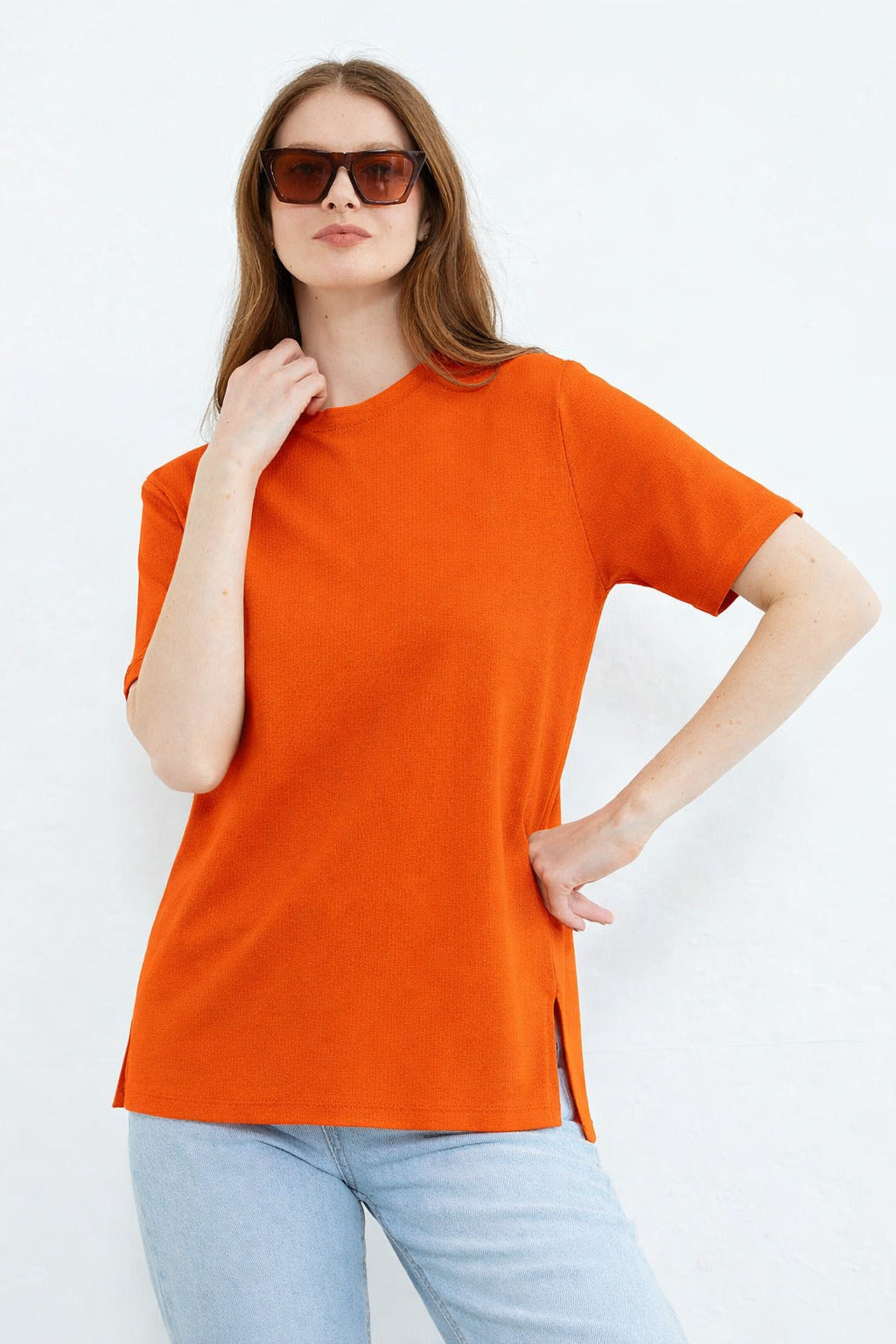 MPL Kadın Yırtmaçlı Uzun T-shirt 954 - Redditch