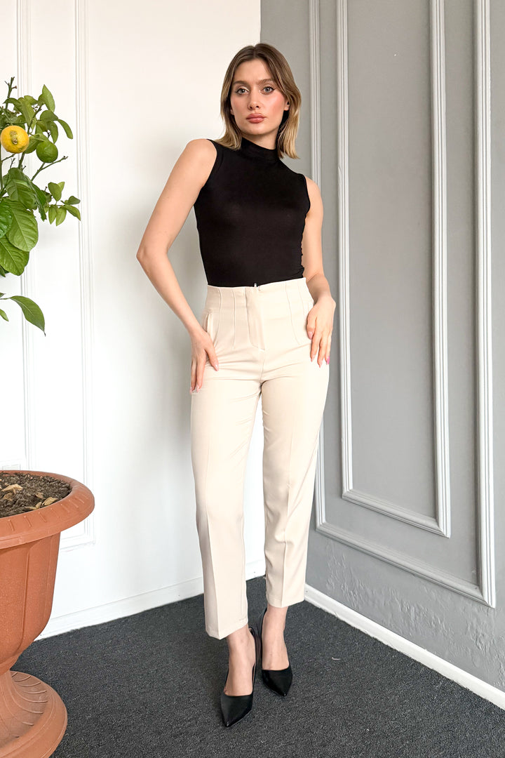 MPL Woman Brushed Carrot Foot Fabric Pants 1818 - Pavlohrad