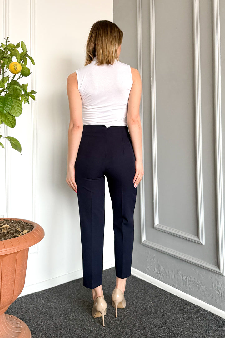 MPL Woman Brushed Carrot Foot Fabric Pants 1818 - Jena