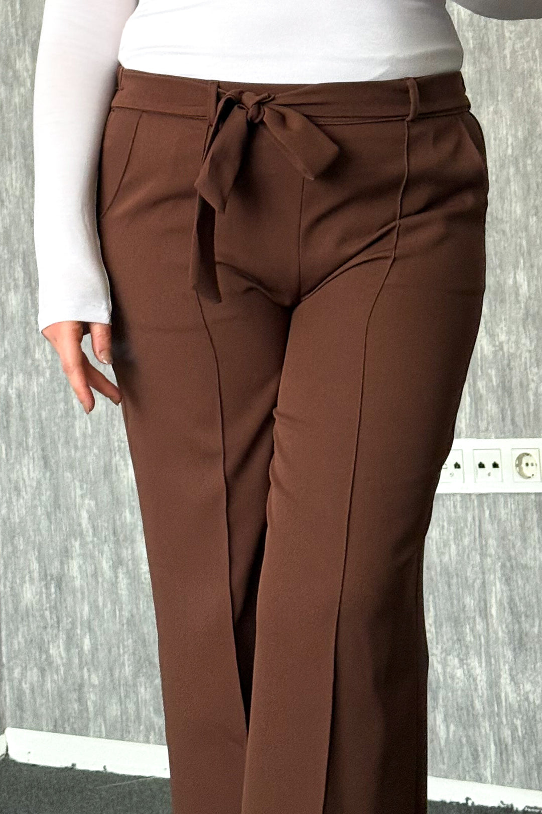 MPL Women's Belted Plus Size Pants 3333 - Rockford