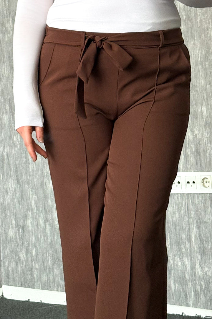MPL Women's Belted Plus Size Pants 3333 - Rockford