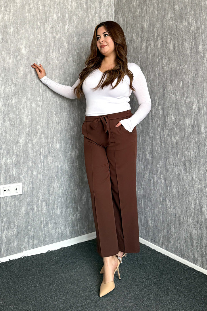 MPL Women's Belted Plus Size Pants 3333 - Rockford