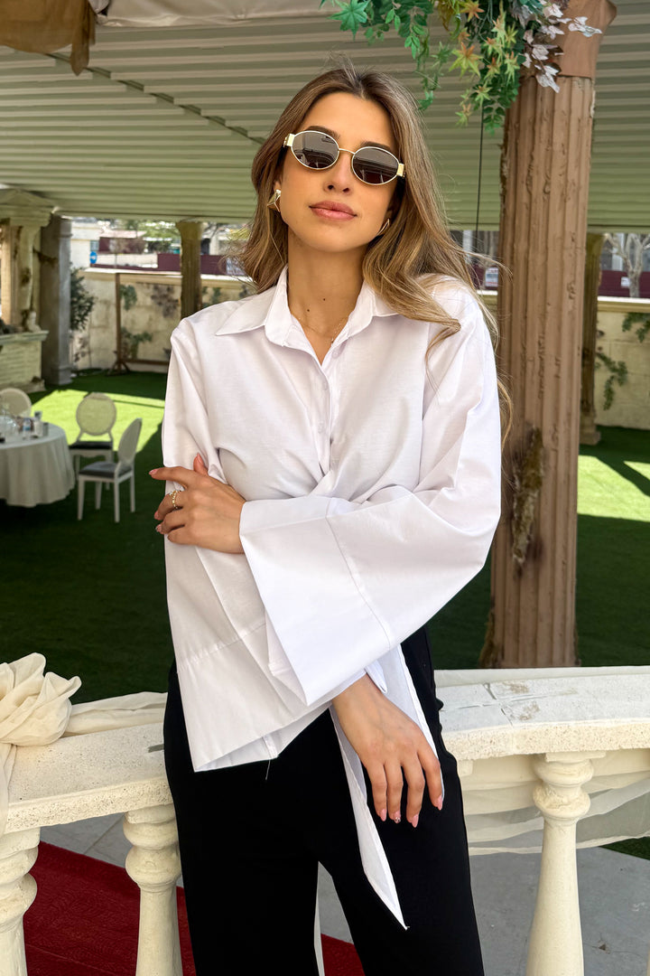 MPL Women's Side Tie Shirt 21137 - Berwyn