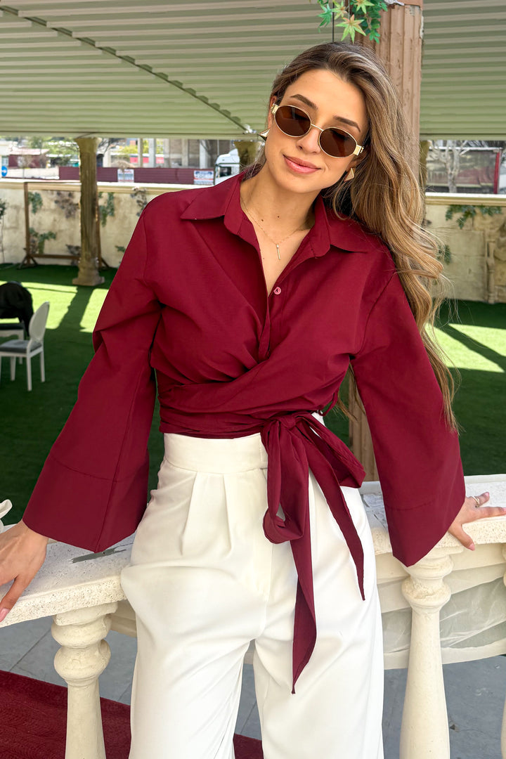 MPL Women's Side Tie Shirt 21137 - Des Plaines