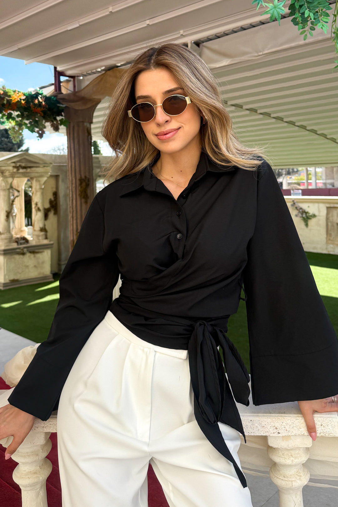 MPL Women's Side Tie Shirt 21137 - Basingstoke