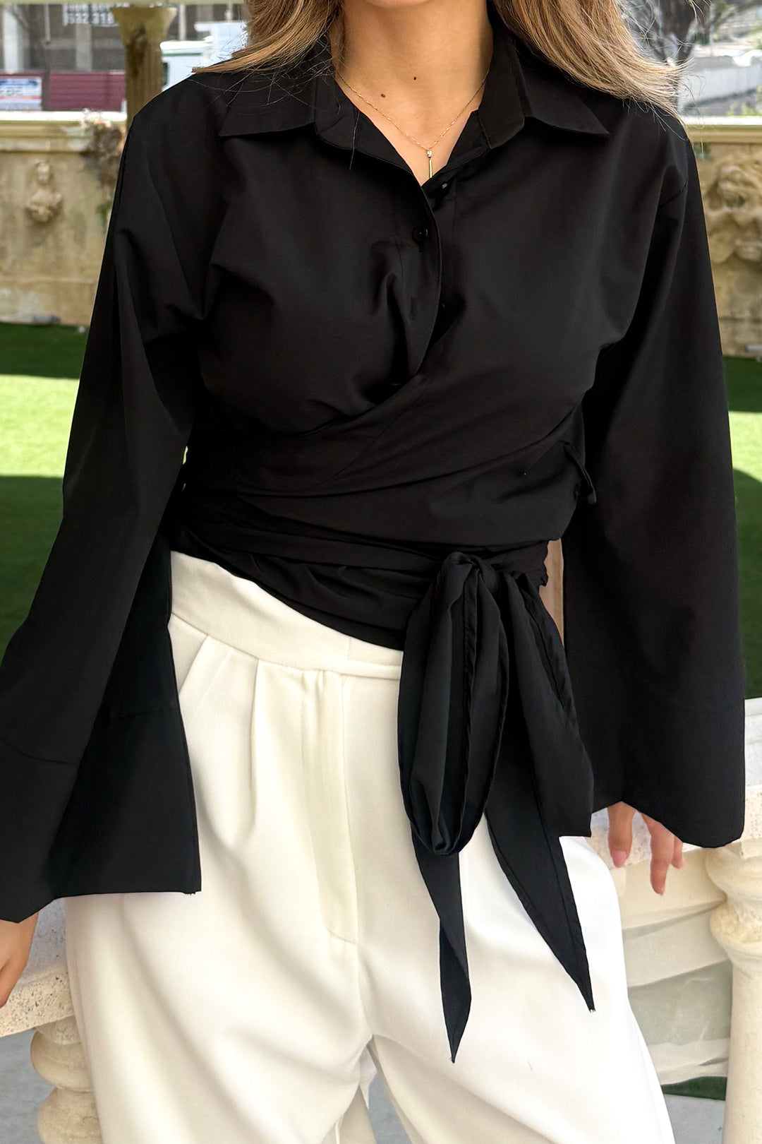 MPL Women's Side Tie Shirt 21137 - Basingstoke