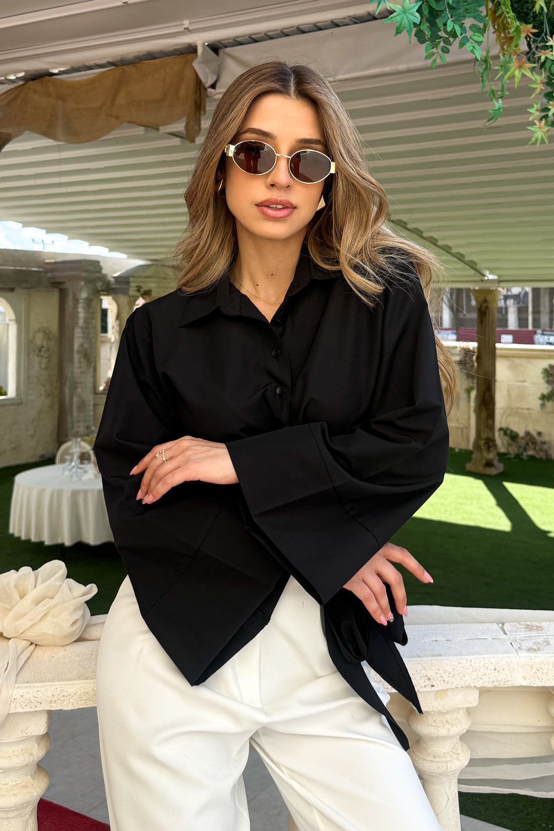 MPL Women's Side Tie Shirt 21137 - Basingstoke