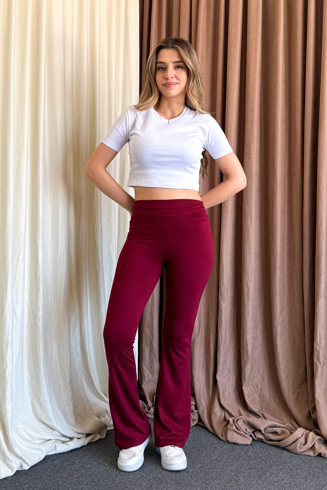 MPL Woman Waistband Spanish Leggings 0973 - Newport News