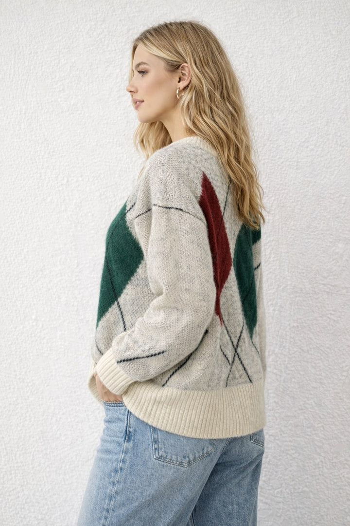 MPL Woman Baklava Patterned Sweater - Sesto Fiorentino