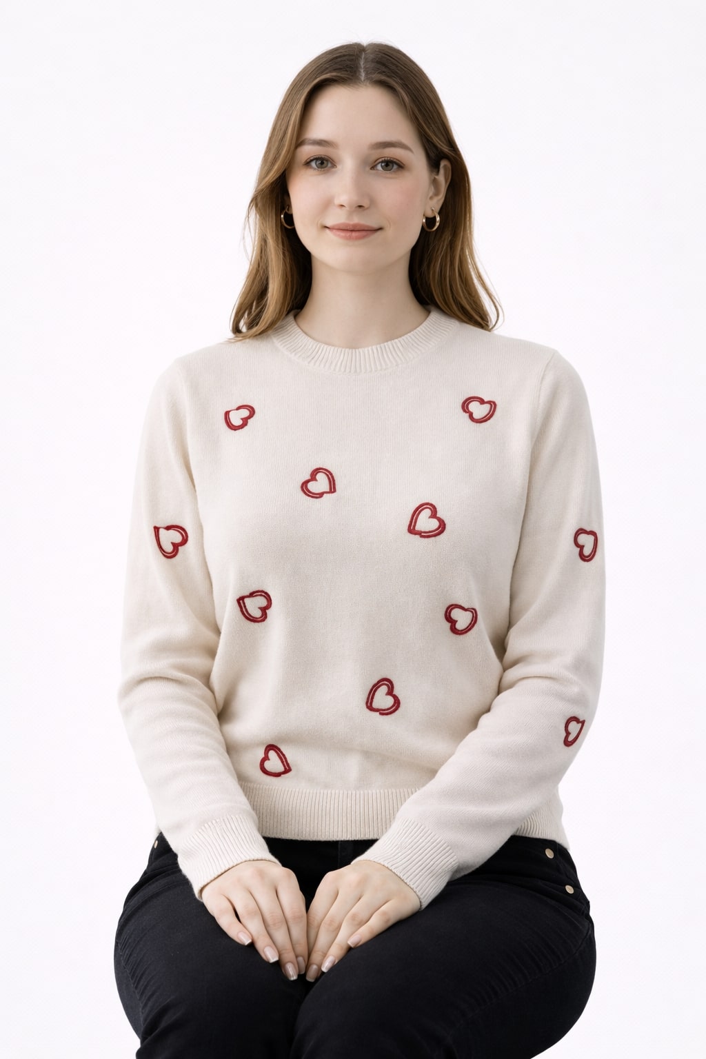 MPL Woman Acrylic Big Hearted Tunic 3254 - Kerch