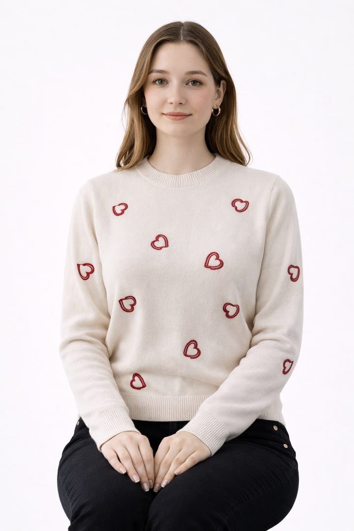 MPL Woman Acrylic Big Hearted Tunic 3254 - Kerch