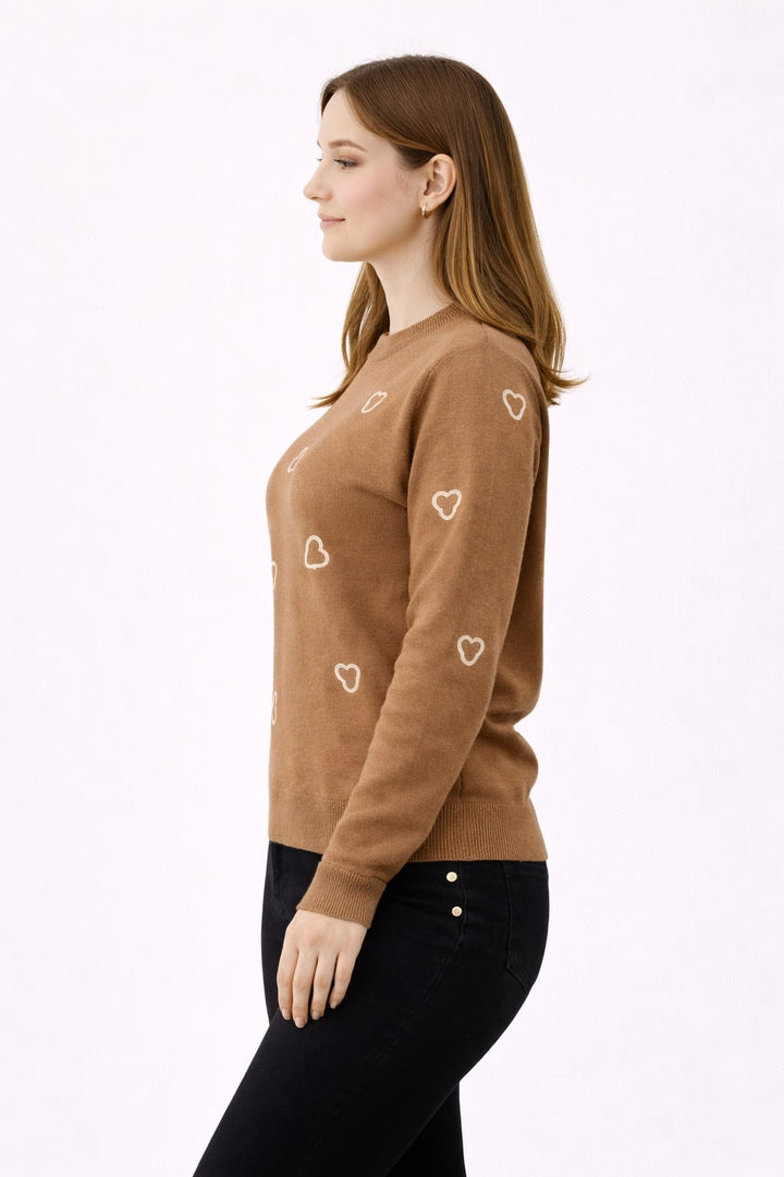 MPL Woman Acrylic Big Hearted Tunic 3254 - Lisbon