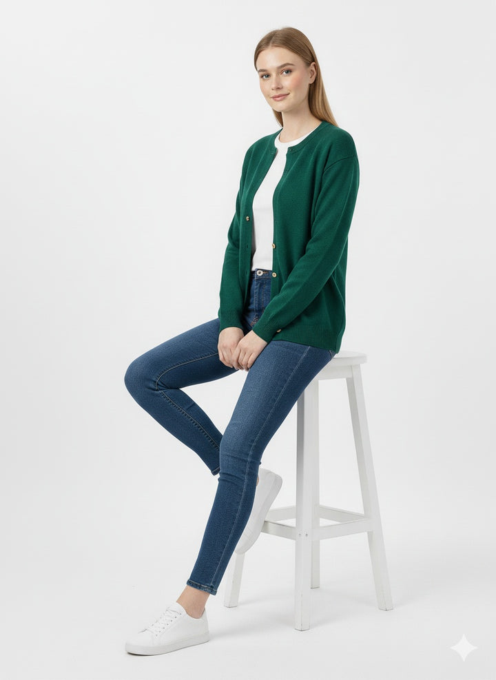 MPL Woman Flower Embroidered Cardigan 3264 - Oviedo