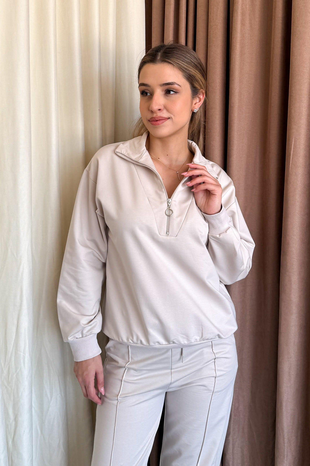 MPL Women's Collar Zippered Tracksuit 967 - Taunton
