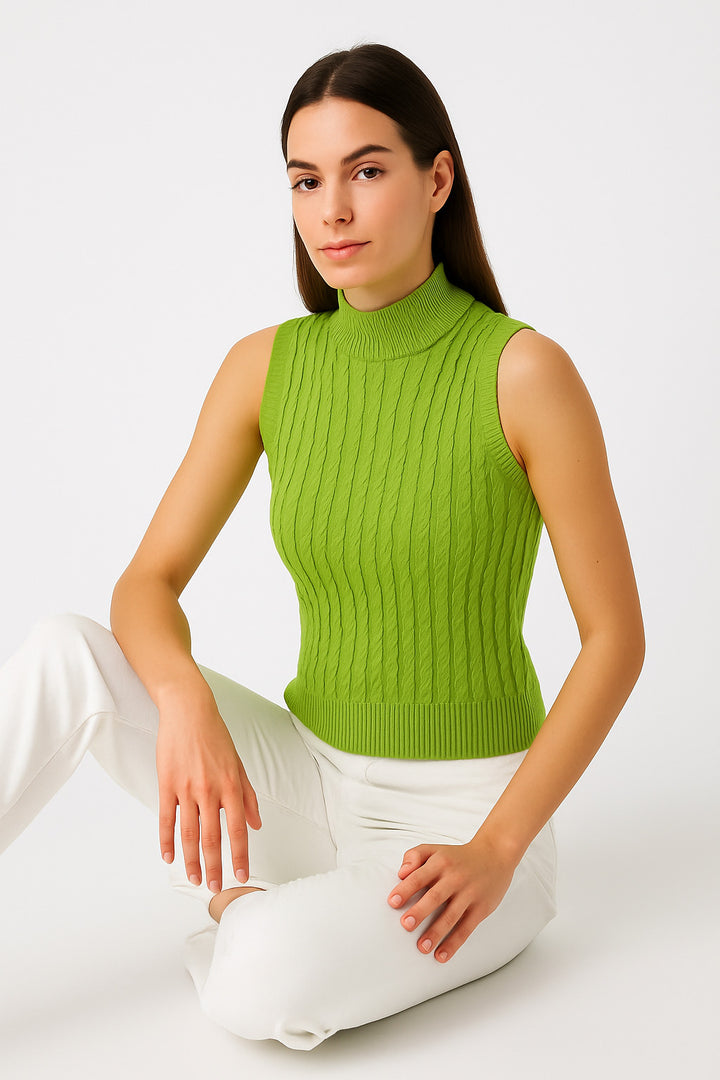MPL Woman Sleeveless Knit Blouse 15396 - Anzio
