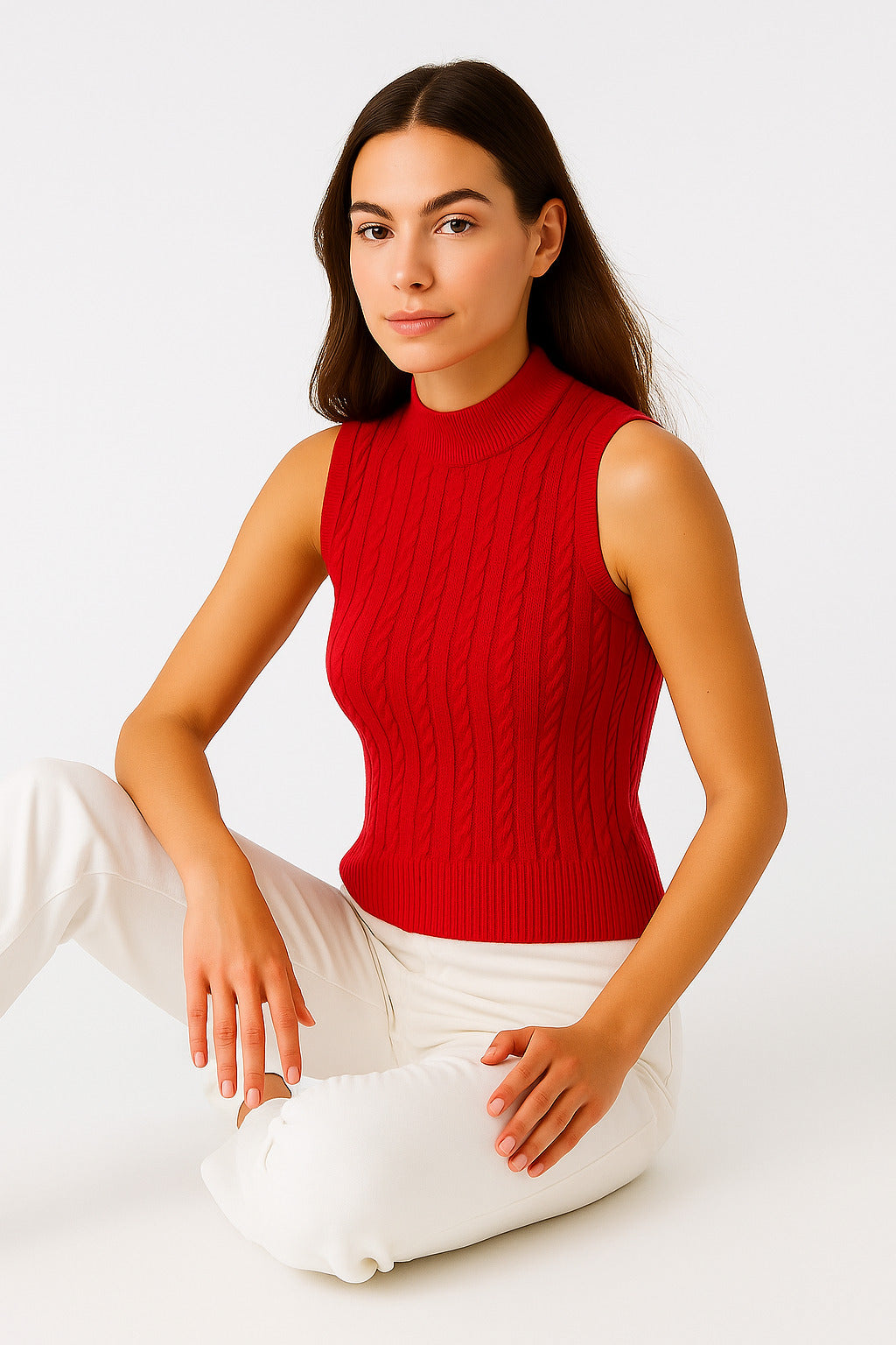 MPL Woman Sleeveless Knit Blouse 15396 - Roswell