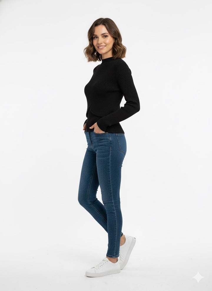 MPL Kadın Triko Crop Bluz 15474 - Portugalete