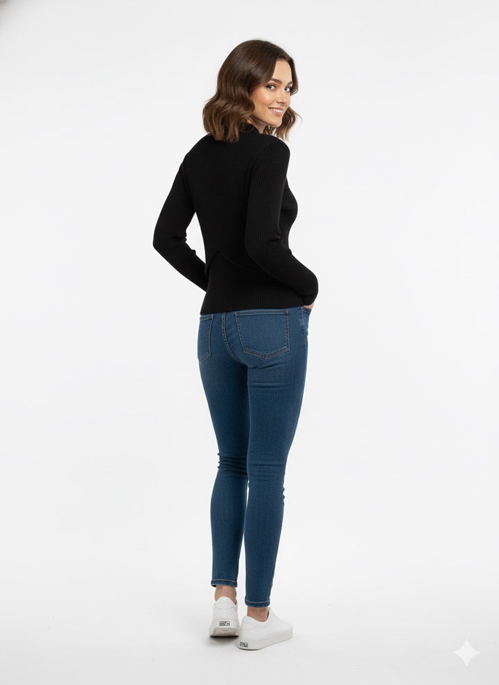 MPL Kadın Triko Crop Bluz 15474 - Portugalete