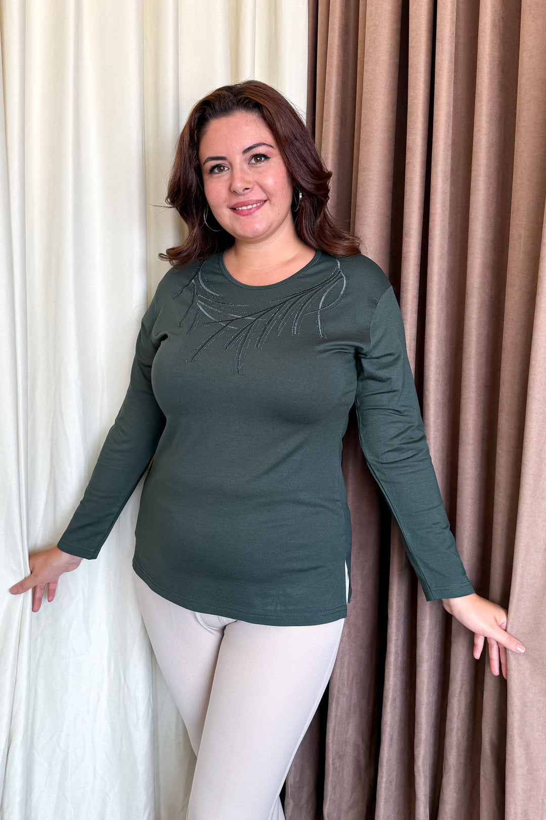 MPL Woman's Blouse with Stone Embroidery 12 - Antwerp