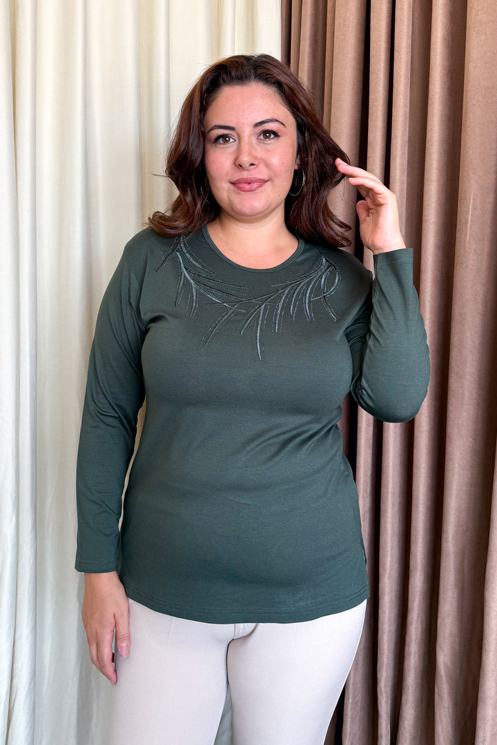 MPL Woman's Blouse with Stone Embroidery 12 - Antwerp