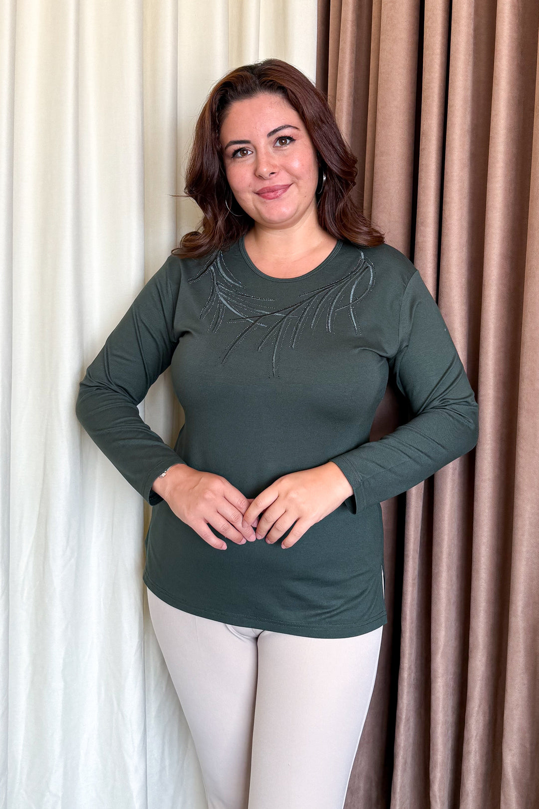 MPL Woman's Blouse with Stone Embroidery 12 - Antwerp
