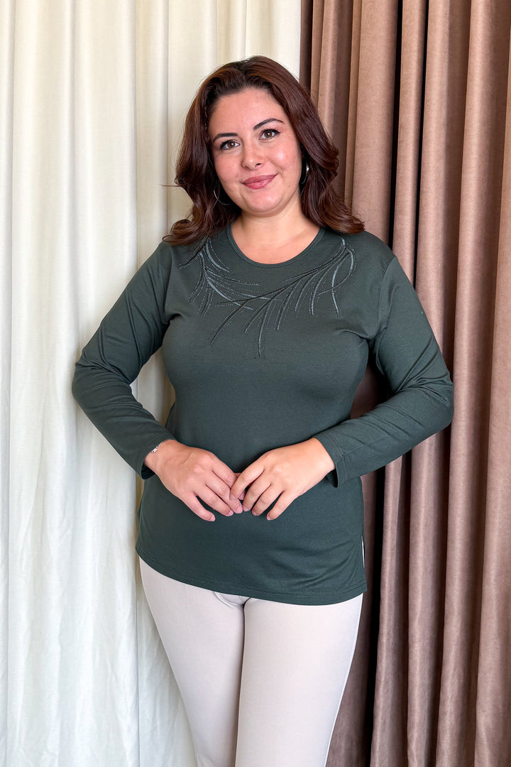 MPL Woman's Blouse with Stone Embroidery 12 - Antwerp