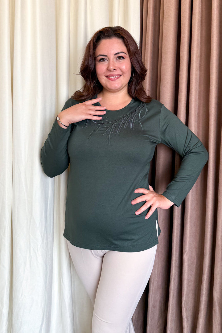 MPL Woman's Blouse with Stone Embroidery 12 - Antwerp