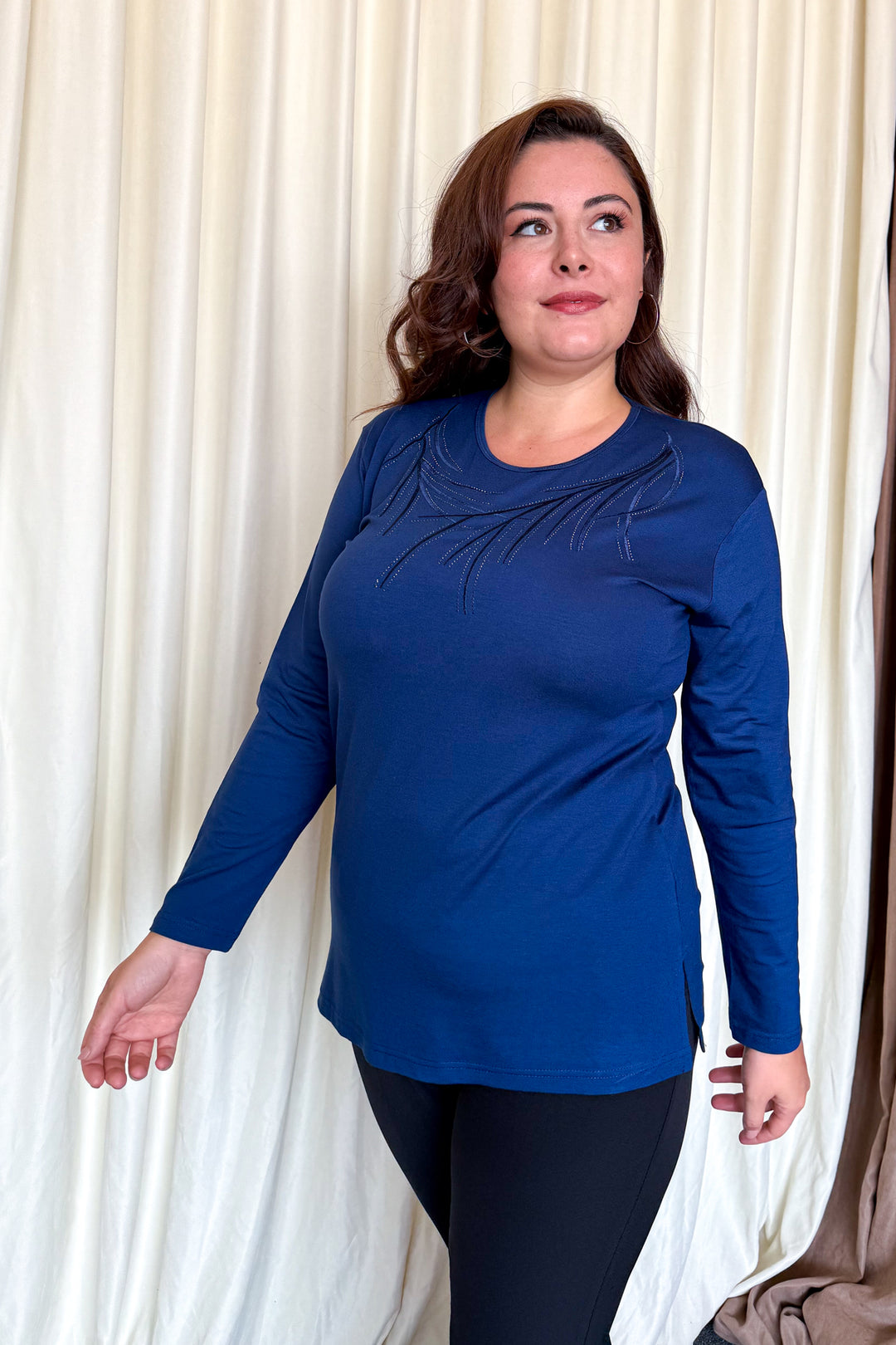 MPL Woman's Blouse with Stone Embroidery 12 - East Gwillimbury