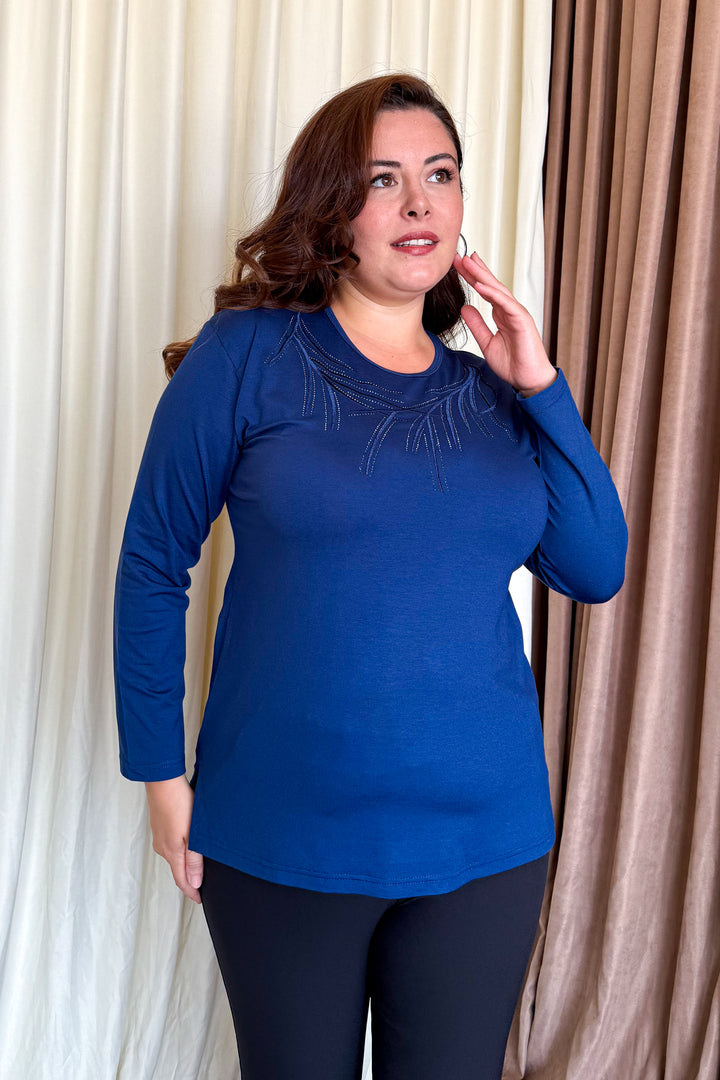 MPL Woman's Blouse with Stone Embroidery 12 - East Gwillimbury
