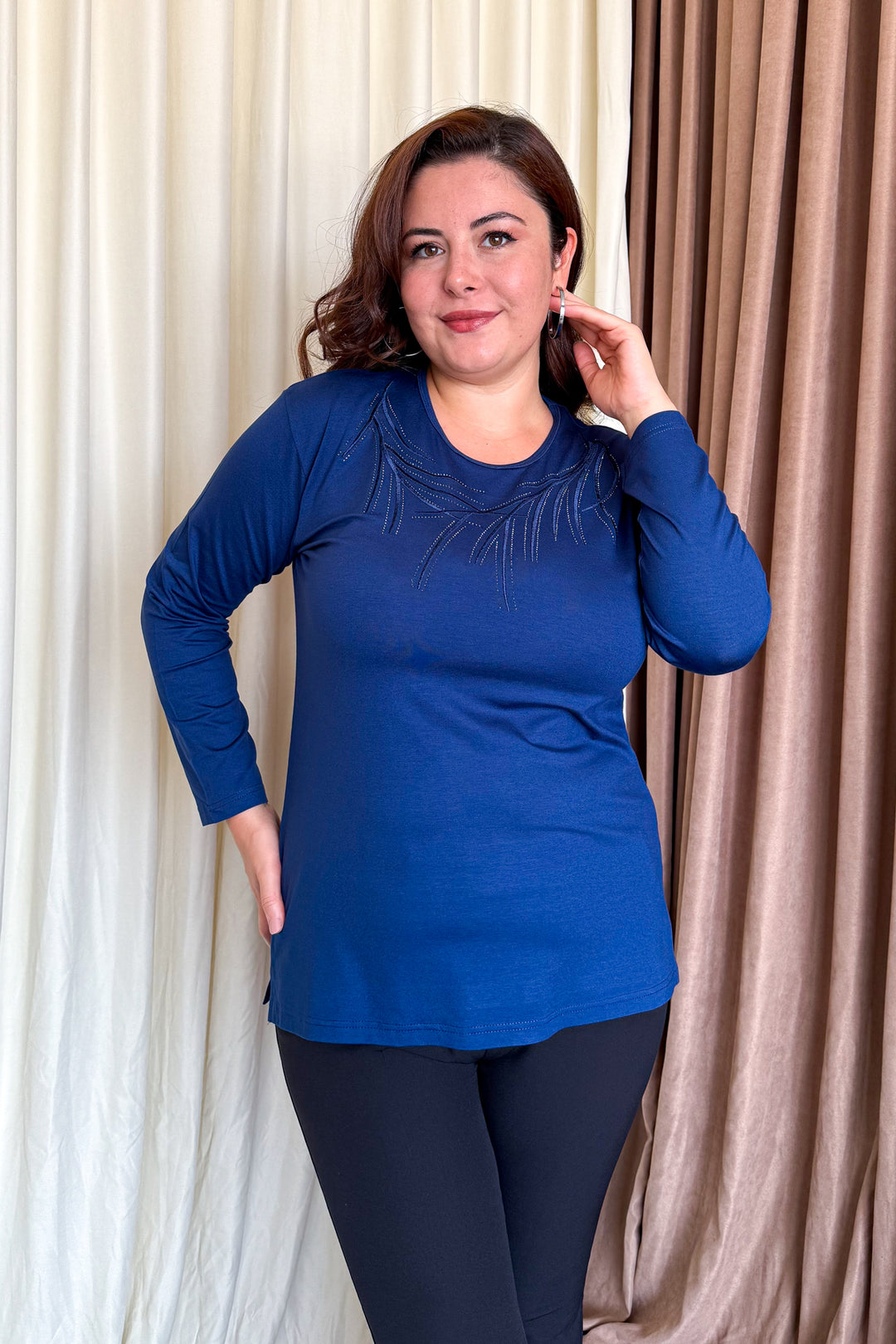 MPL Woman's Blouse with Stone Embroidery 12 - East Gwillimbury