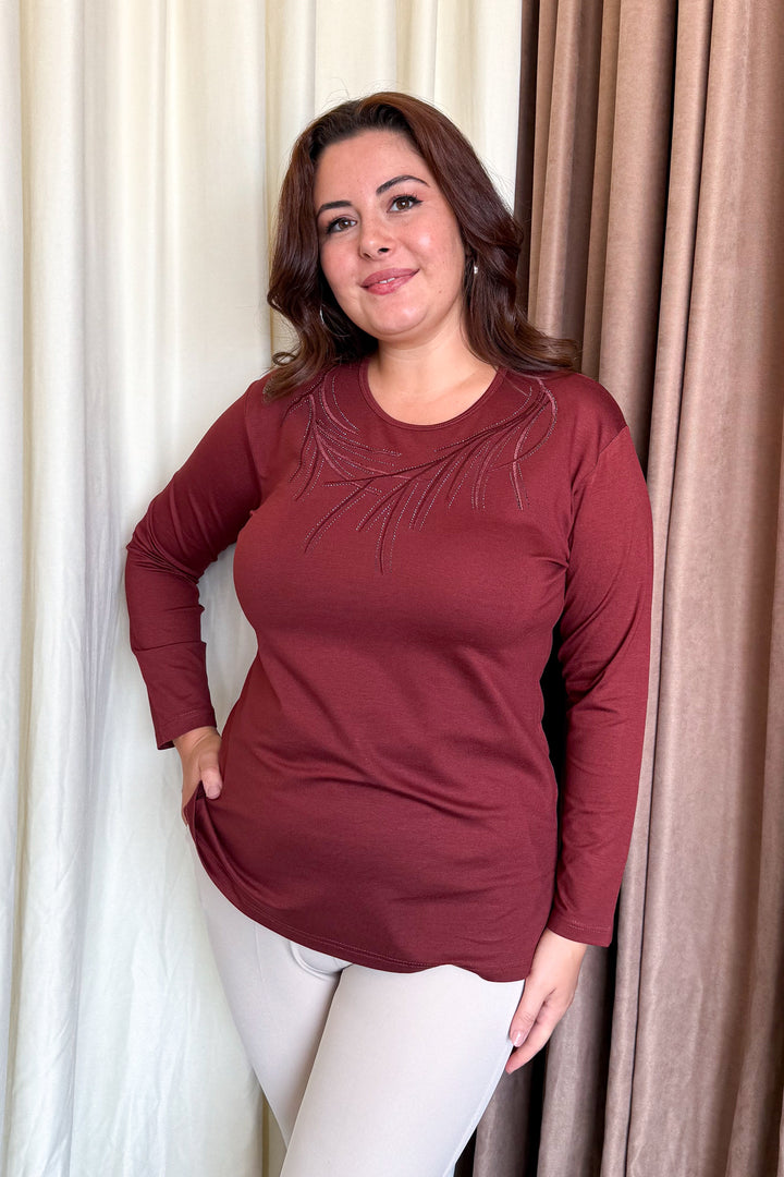 MPL Woman's Blouse with Stone Embroidery 12 - Lacey