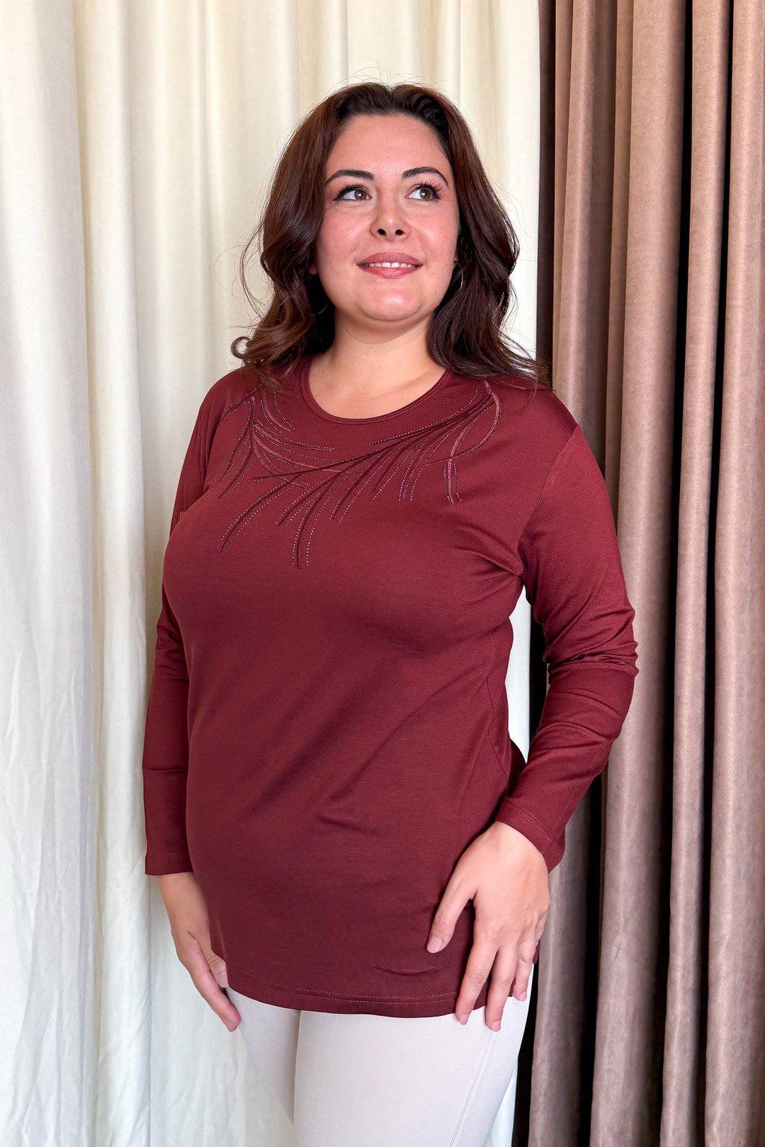 MPL Woman's Blouse with Stone Embroidery 12 - Lacey