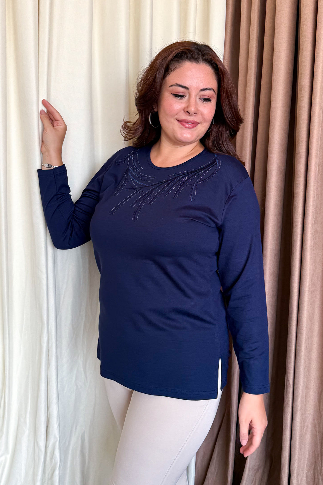 MPL Woman's Blouse with Stone Embroidery 12 - Urmston