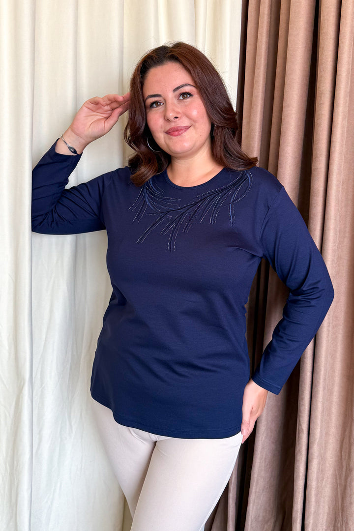 MPL Woman's Blouse with Stone Embroidery 12 - Urmston