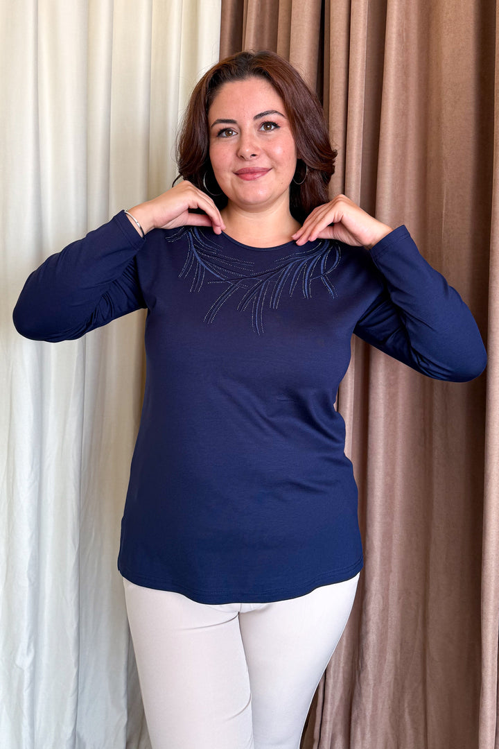 MPL Woman's Blouse with Stone Embroidery 12 - Urmston