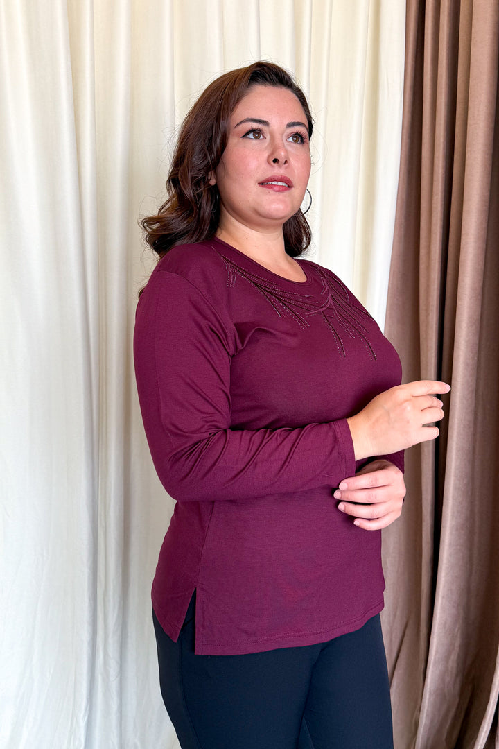 MPL Woman's Blouse with Stone Embroidery 12 - Somerville