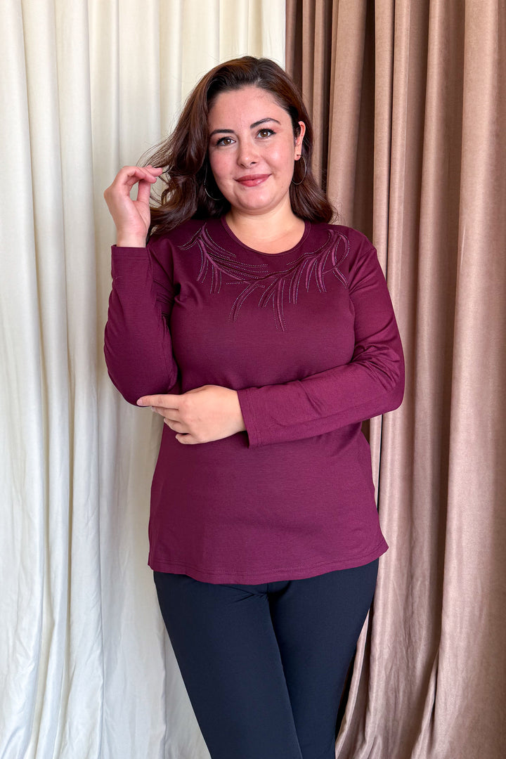 MPL Woman's Blouse with Stone Embroidery 12 - Somerville